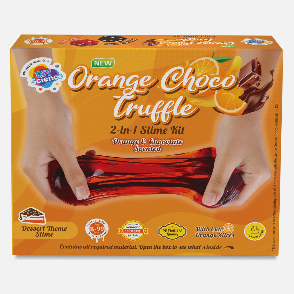 Orange Choco Truffle 2 in 1 Slime Kit