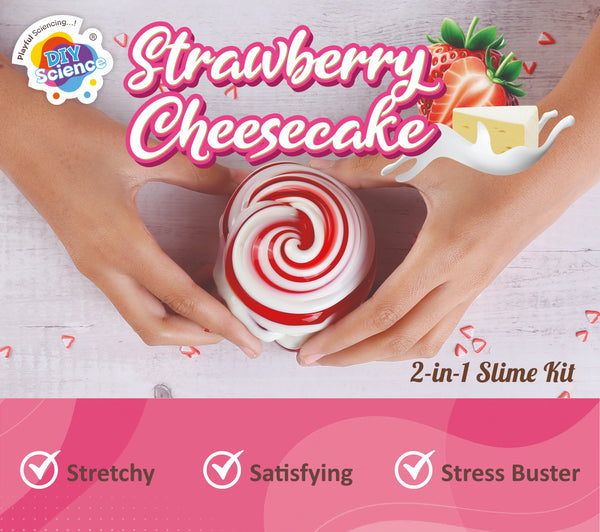 Strawberry Cheesecake 2 in 1 Slime Kit