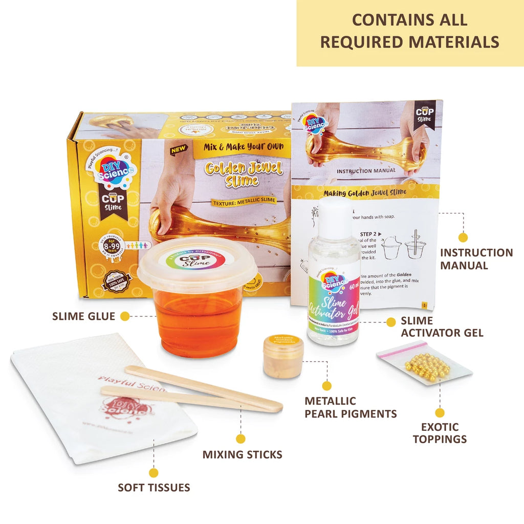 Science4you Kit Slime de Miel pour Enfants - Mélange, Saupoudre et Décore ton Slime Fluffy Orange et Jaune avec Breloques, Kit DIY et ASMR, Cadeau Original pour Garçons et Filles de 5 Science4you Kit Slime de Miel pour Enfants - Mélange, Saupoudre et Décore ton Slime Fluffy Orange et Jaune avec Breloques, Kit DIY et ASMR, Cadeau Original pour Garçons et Filles de 5