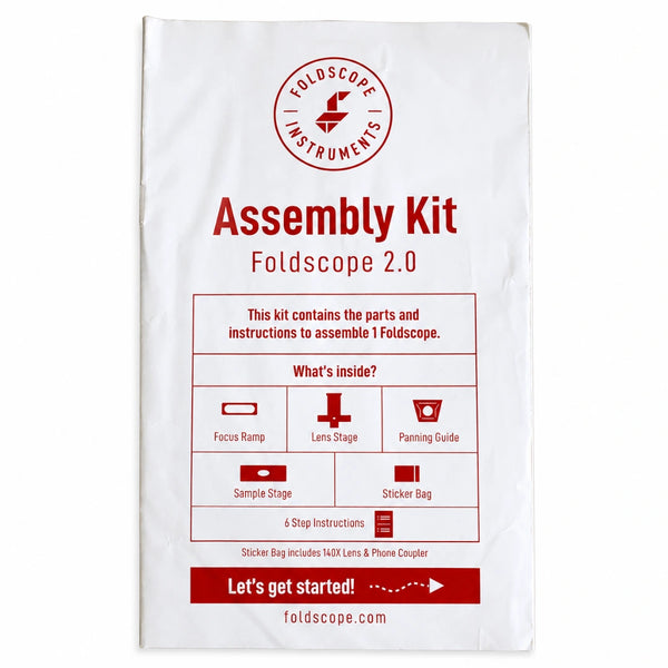 Foldscope 2.0 Assembly Kit