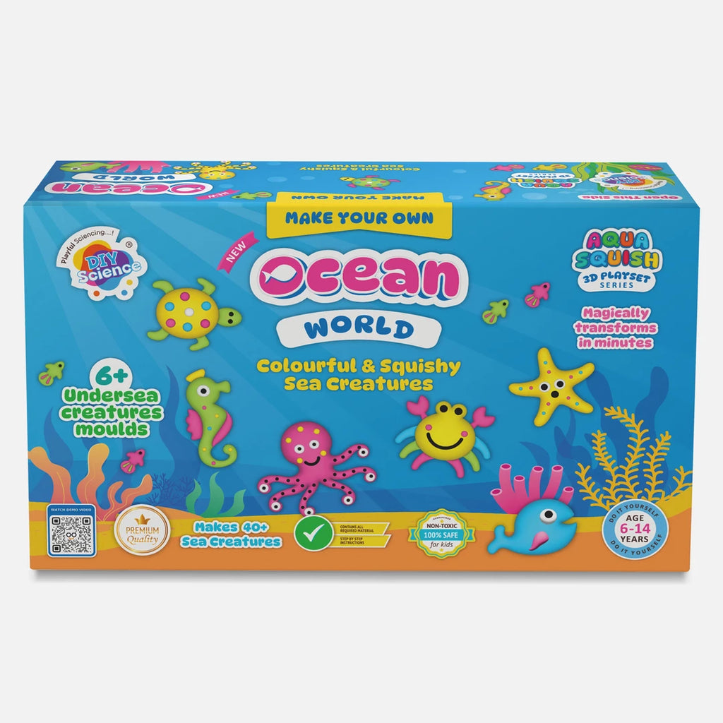Create Squishy 3D Sea Creatures – DIYScience® Aqua Kit – FundooLabs