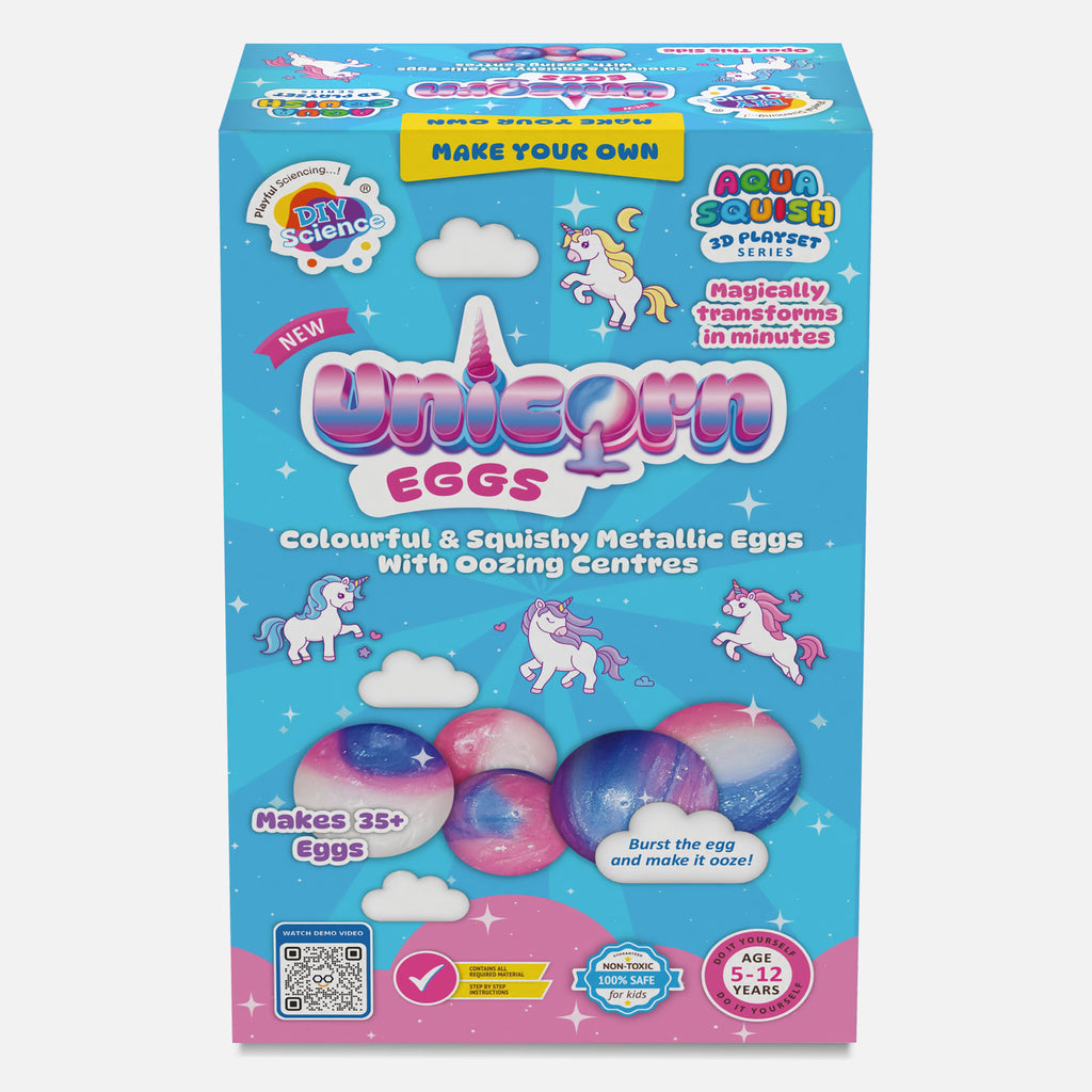 Aqua Squish Unicorn Eggs Kit