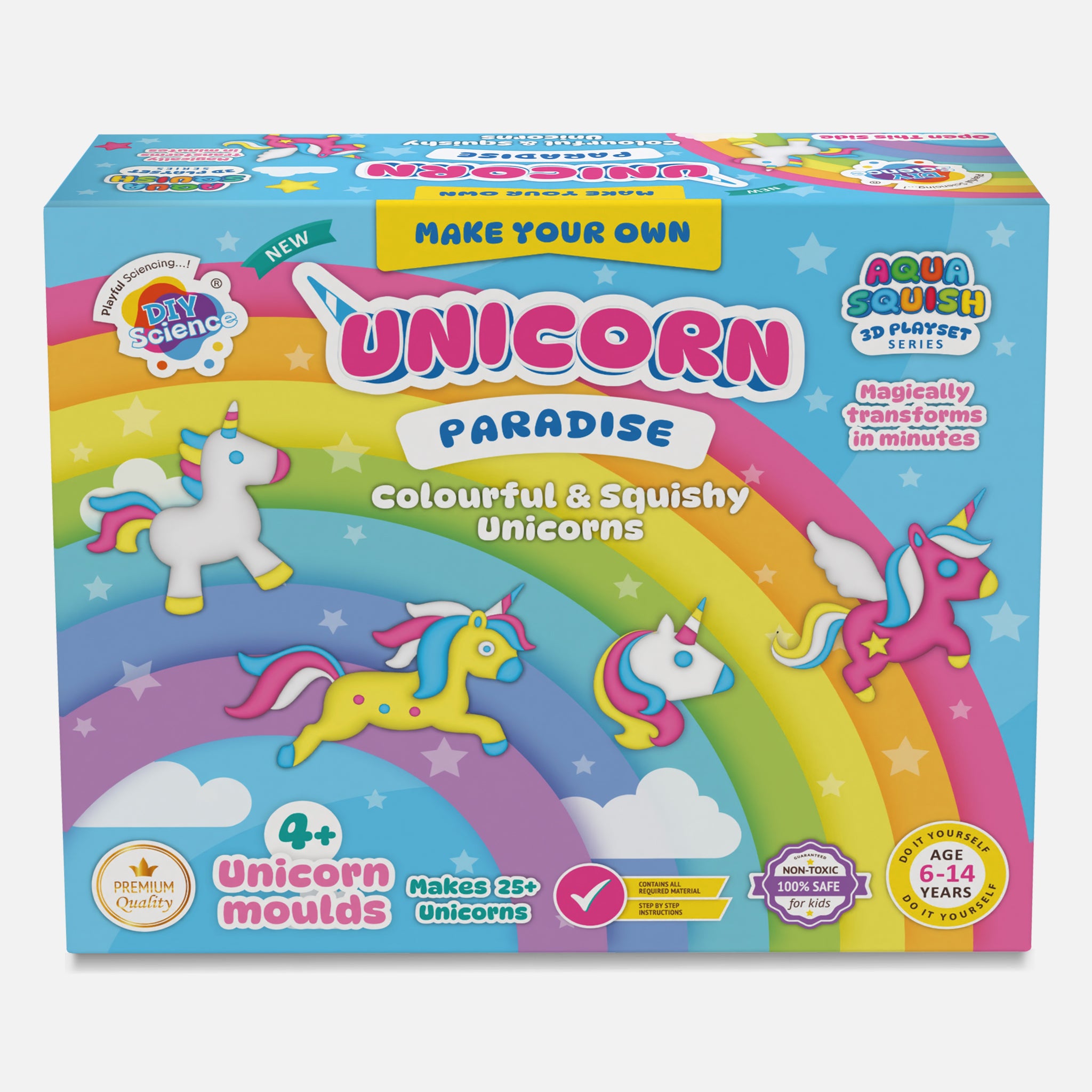 Aqua Squish Unicorn Paradise Kit